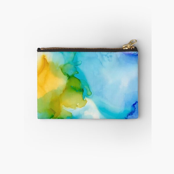 Item preview, Wispy Blue Alcohol Ink designed and sold by Artfully Abstracted.