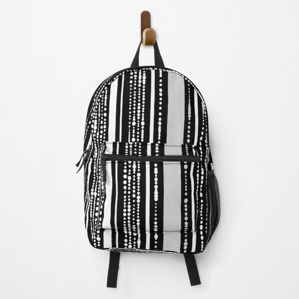 Item preview, Black and White Dotted Stripes designed and sold by Carolina Diaz.