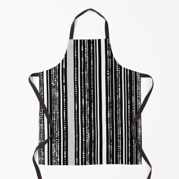 Item preview, Black and White Dotted Stripes designed and sold by Carolina Diaz.