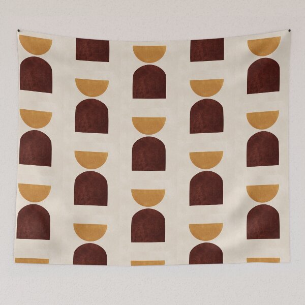 Item preview, Abstract Bohemian Boho Art - Simple Minimal Terracotta - Illustration - Textured designed and sold by seaniekai.