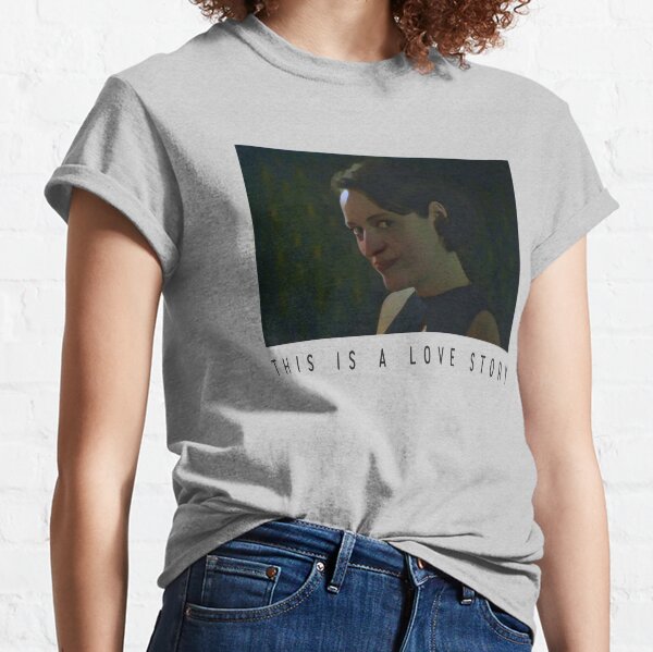 Vista previa del artículo con la obra «Fleabag Esta es una ilustración de historia de amor», diseñado y vendido por tremendoustees.