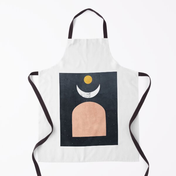 Item preview, Abstract Moon Night Sky Art - Simple Minimal Terracotta - Illustration - Textured designed and sold by seaniekai.