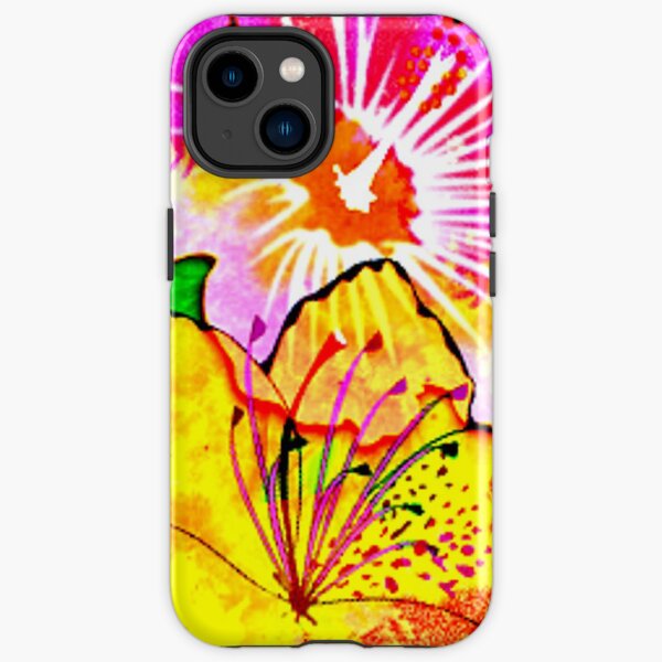 Hibiscus Love Pop Socket iPhone Tough Case