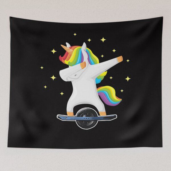 Item preview, Skating Dabbing Unicorn On Onewheel Skateboard designed and sold by PatelLayla.