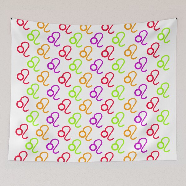 Item preview, Multicolored Leo astrological sign, zodiac symbol white background designed and sold by Stéphane  Thirion.