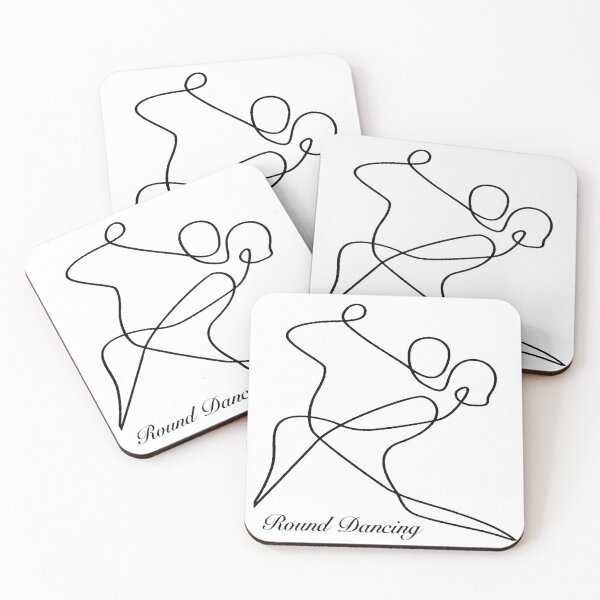 Item preview, Minimal Round Dance designed and sold by Square Dancing Gifts & Merchandise.