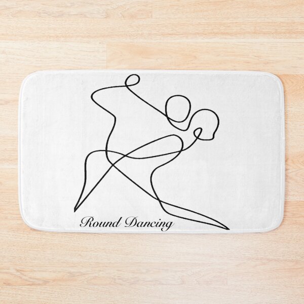 Item preview, Minimal Round Dance designed and sold by Square Dancing Gifts & Merchandise.