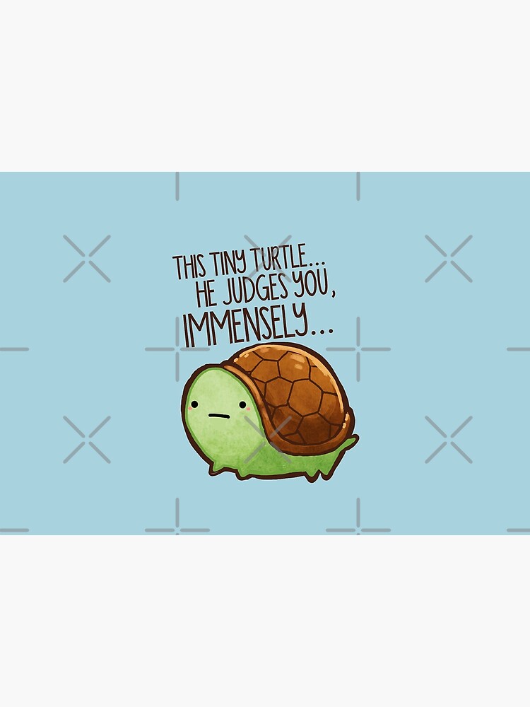 This turtle.. he judges you. by michelledraws
