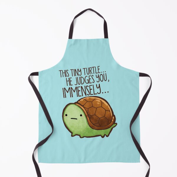 Item preview, This turtle.. he judges you. designed and sold by michelledraws.