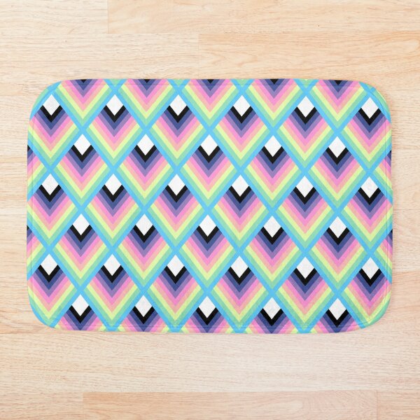 Item preview, Groovy Diamond - Pastel Rainbow designed and sold by patternandcraft.