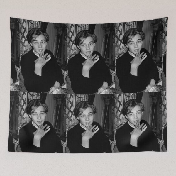 Item preview, Young Leonardo DiCaprio in Black and White designed and sold by car0linac.