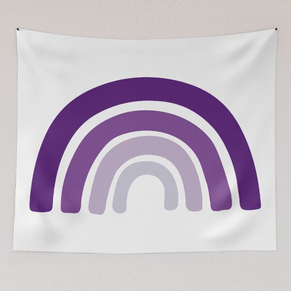 Item preview, Purple Rainbow for a Nursery, Nursery Art, Kids decor, Boho Nursery designed and sold by agdesigns6.