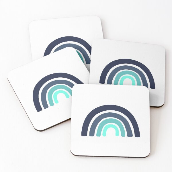 Item preview, Blue and Green Rainbow for a Gender Neutral Nursery, Neutral Nursery Art, Kids decor, Boho Nursery designed and sold by agdesigns6.
