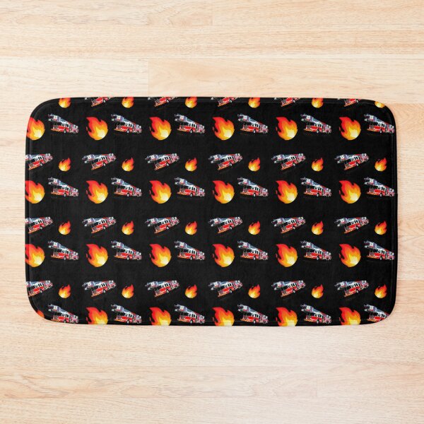 Item preview, Firetruck and fire pattern designed and sold by Dude  Stuff.