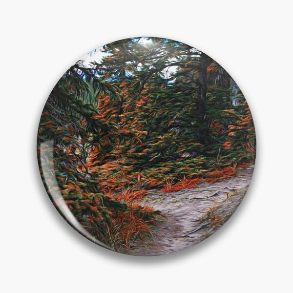 Item preview, Hiking path illustration designed and sold by CanadianWild418.