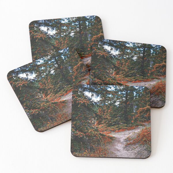 Item preview, Hiking path illustration designed and sold by CanadianWild418.