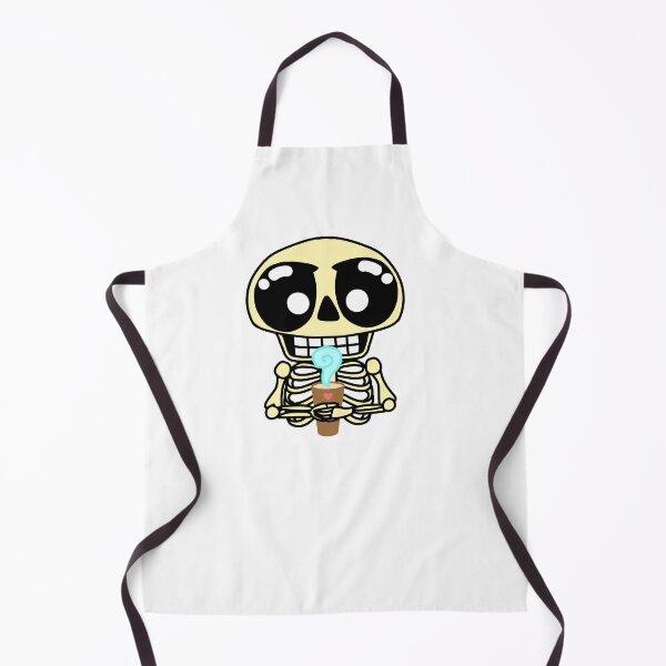 Item preview, Cute skeleton drinking coffee designed and sold by FiddlesAndPho.