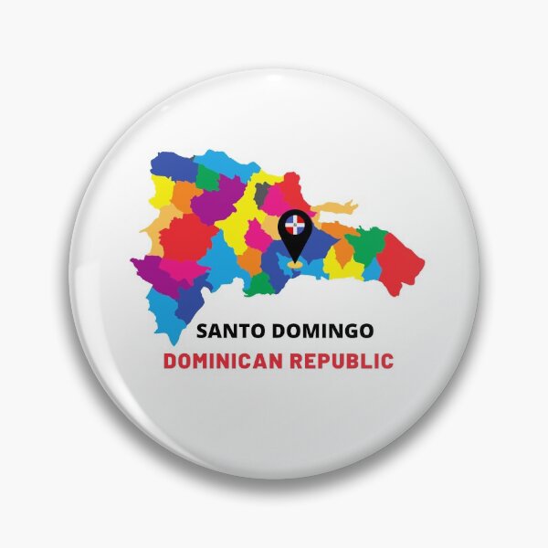 Item preview, Santo Domingo Map Dominican Republic designed and sold by Quisqueyanoshop.