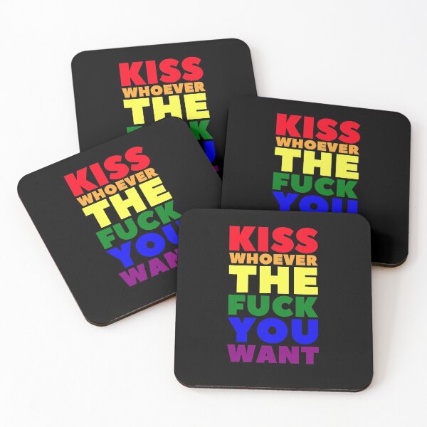 Item preview, Kiss Whoever The Fuck You Want, Funny Quote designed and sold by hectorgool.