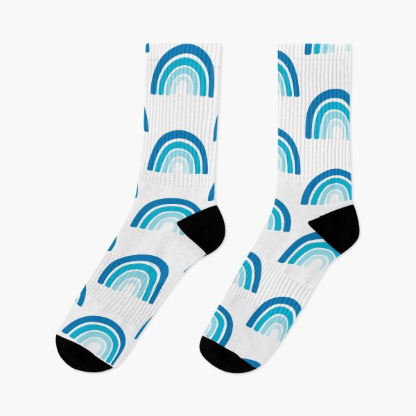 Item preview, Blue Rainbow for a Baby Boy Nursery, Nursery Art, Kids decor, Boho Nursery designed and sold by agdesigns6.