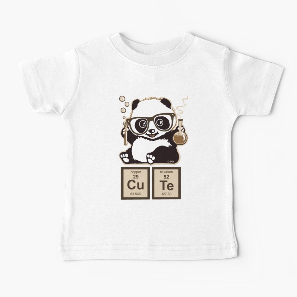 Chemistry panda discovered cute Baby T-Shirt
