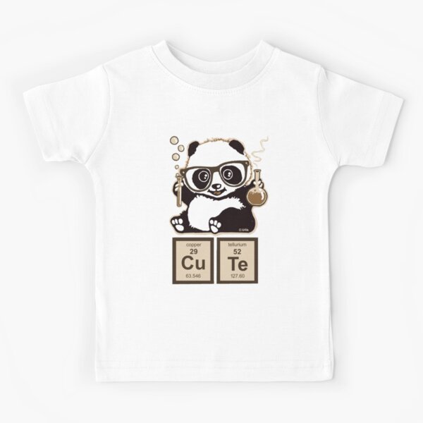 Chemistry panda discovered cute Kids T-Shirt