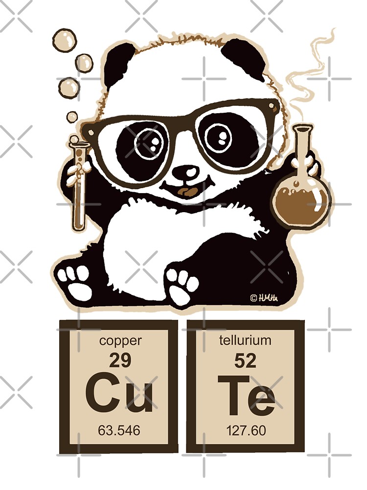 Thumbnail 2 of 2, Baby T-Shirt, Chemistry panda discovered cute designed and sold by NewSignCreation.