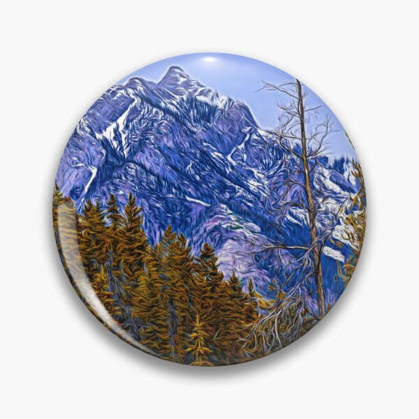 Item preview, Mountain scene illustration designed and sold by CanadianWild418.