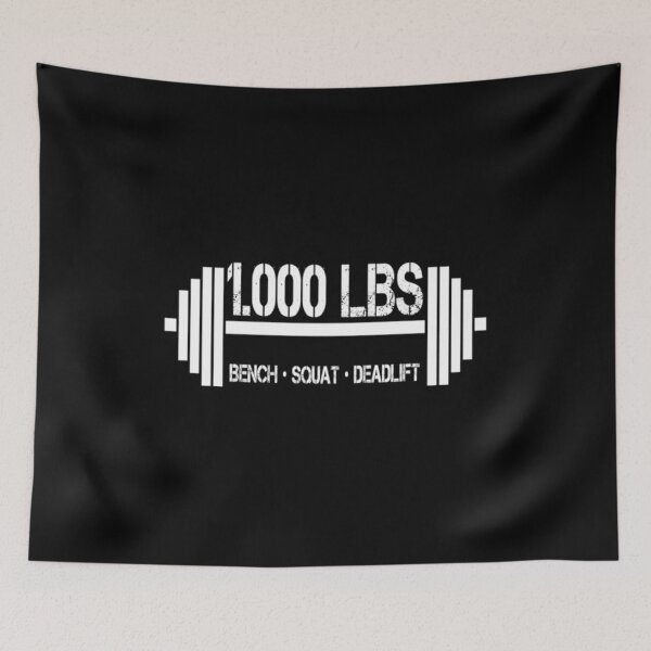 Item preview, Bodybuilding Weightlifting Bench Squat Deadlift 1000 LB Club designed and sold by ClarkeLilly.