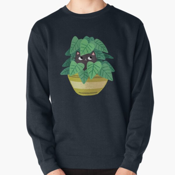 Item preview, Gato negro en maceta designed and sold by michelledraws.