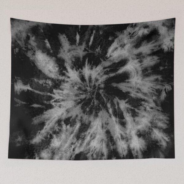 Item preview, Black and White Inverted Marble Tie-Dye designed and sold by Carolina Diaz.