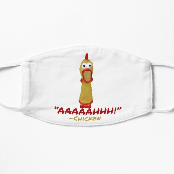 Screaming Rubber Chicken Flat Mask
