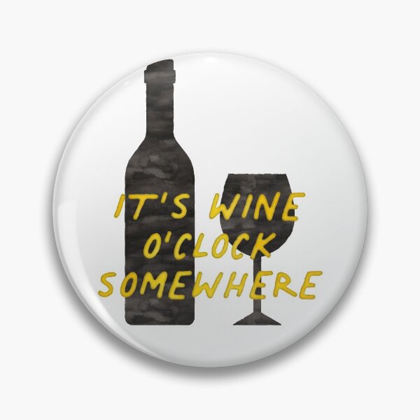 Item preview, It's Wine O' Clock Somewhere Drinks Party designed and sold by thefrshmachine.