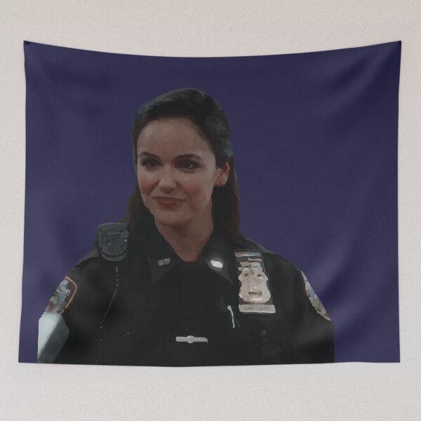 Item preview, Amy Santiago smiling in uniform designed and sold by calamity02.
