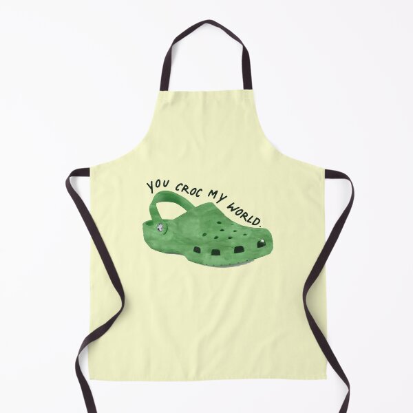 Artikelvorschau, Sie Croc My World Green Crocs entworfen und verkauft von thefrshmachine.