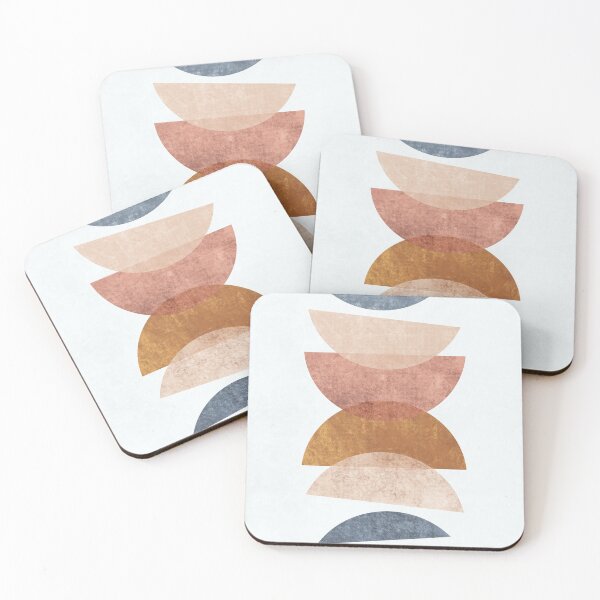 Item preview, Abstract Bohemian Art - Rainbow - Simple Minimal Terracotta - Illustration - Textured designed and sold by seaniekai.