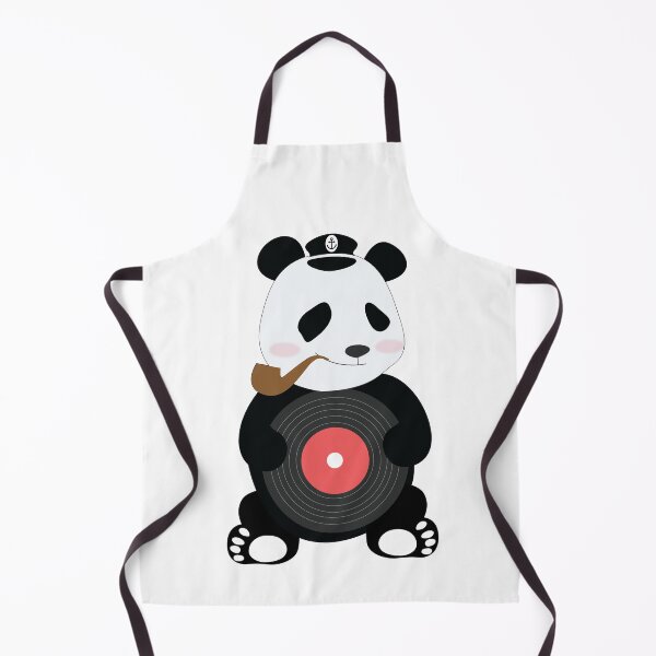 Item preview, Cute Panda Smoking with his Disc designed and sold by thewishdesigns.