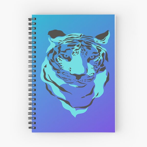 Item preview, Retro Blue Ice Tiger designed and sold by goodguy53.