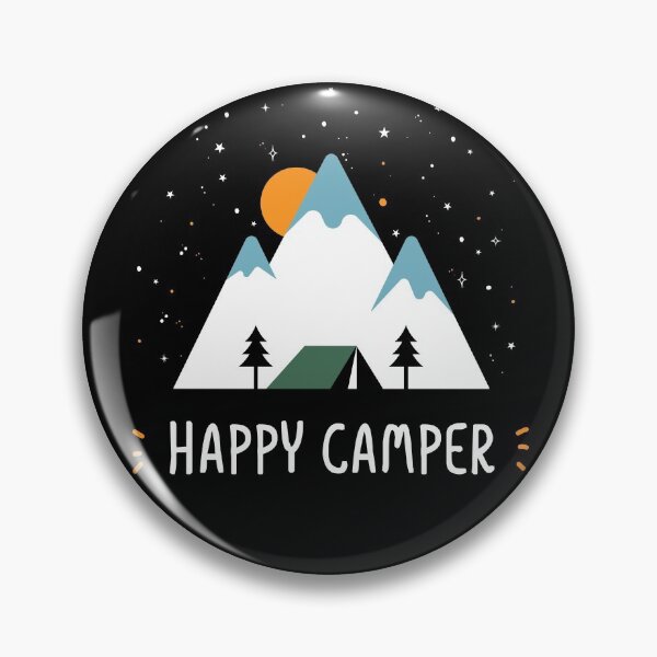 Item preview, Happy Camper Camping Caravan Motorhome Gift designed and sold by teeseeds.