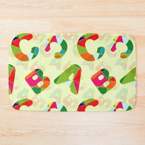 Item preview, Colorful A B C D Abstract Pattern designed and sold by Meikis.