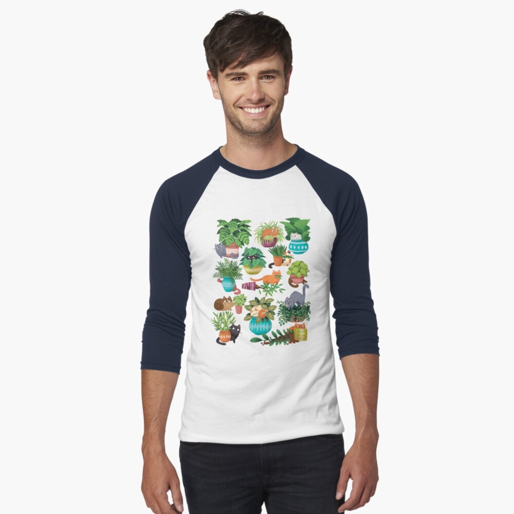 Item preview, Baseball ¾ Sleeve T-Shirt designed and sold by michelledraws.