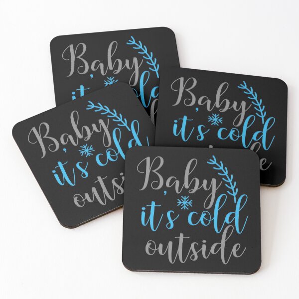 Item preview, Babe its Cold Outside Christmas Spirit Loving Xmas Quote designed and sold by aventi24.