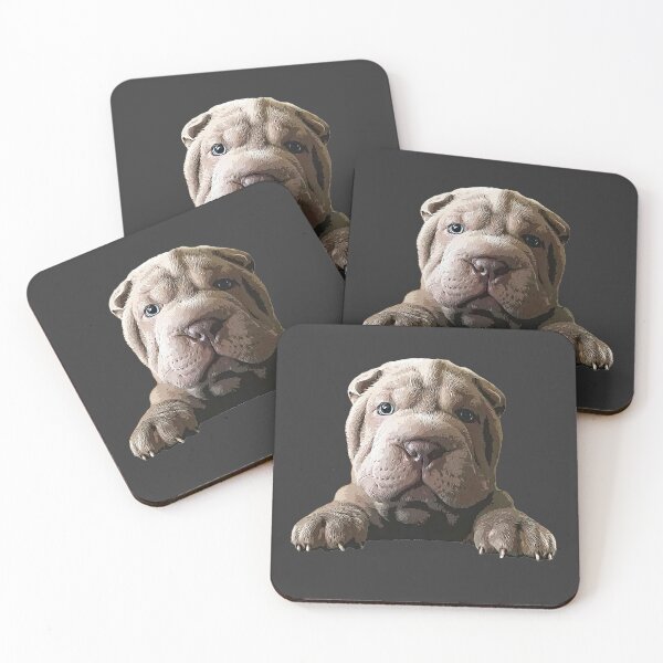 Item preview, Shar Pei Cute Puppy Dog designed and sold by ElegantCat.