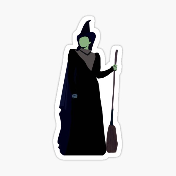 Elphaba Wicked Witch Of The West Sticker For Sale By Rainysundays Redbubble 7047