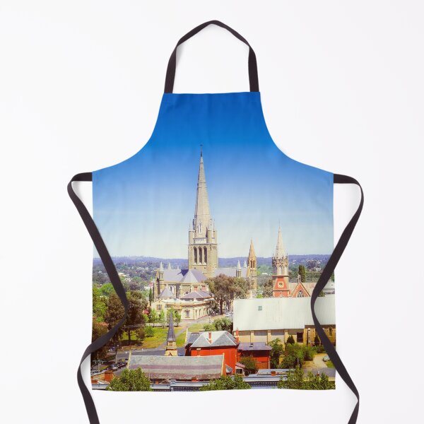 Item preview, Sacred Heart Cathedral Seen from Poppet Head - Bendigo designed and sold by Steven Jodoin.