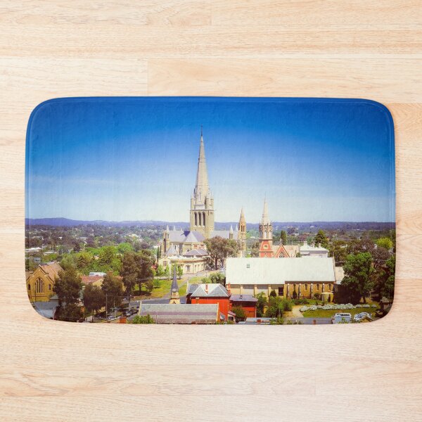 Item preview, Sacred Heart Cathedral Seen from Poppet Head - Bendigo designed and sold by Steven Jodoin.