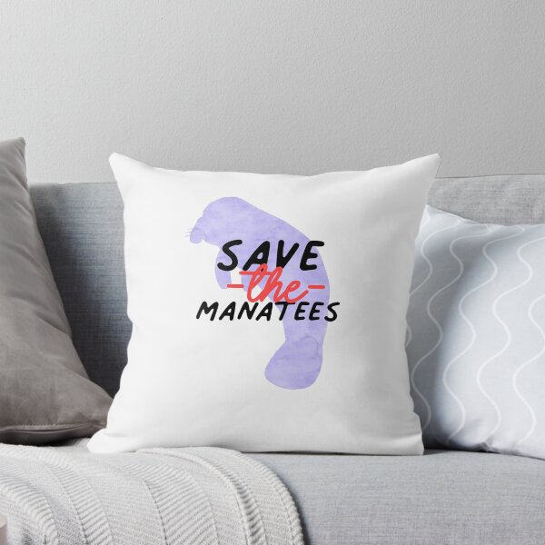 Item preview, Save The Manatees Sea Life Ocean designed and sold by thefrshmachine.