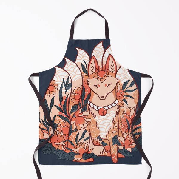 Item preview, Floral Lotus Kitsune Fox designed and sold by michelledraws.