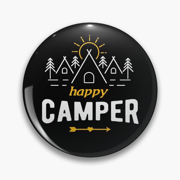 Item preview, Happy Camper Camping Caravan Motorhome Gift designed and sold by teeseeds.