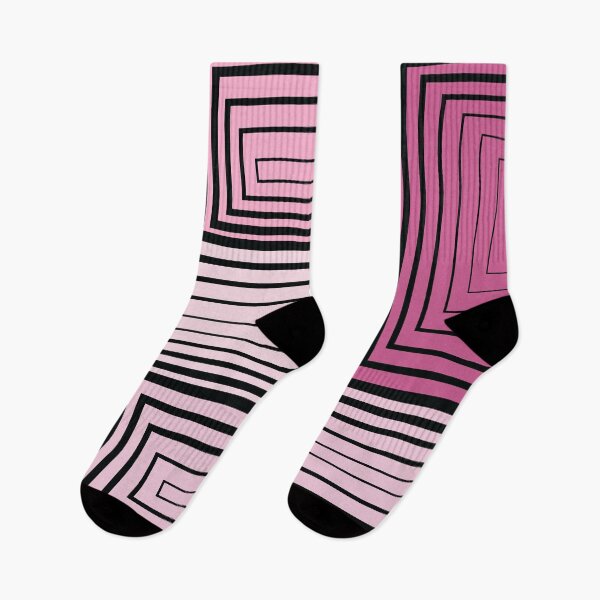 Item preview, Optical Illusions Rectangles Tableau – Pink designed and sold by RoguePatterns.